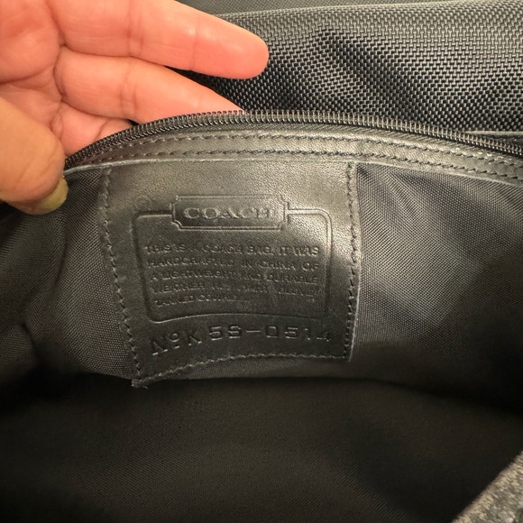 Vintage Coach Leather Briefcase Bag With Buckle Closures - Picture 8 of 10